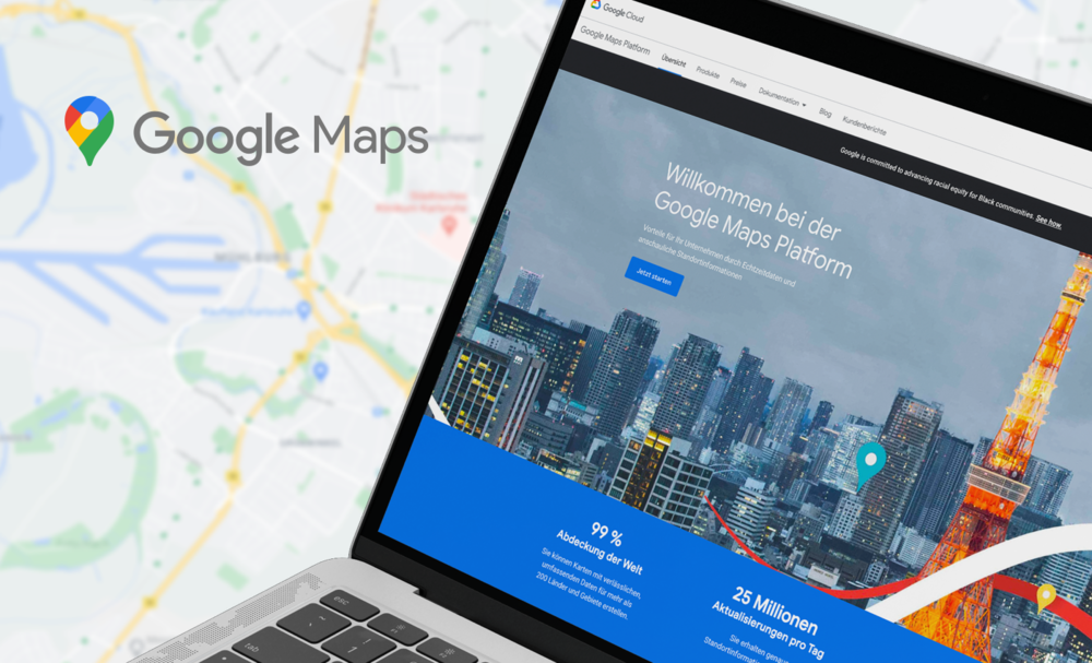 Google Map API Key erstellen
